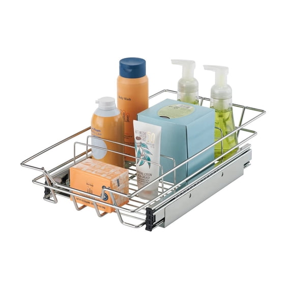 TRINITY PRO® EcoStorage® 10" Sliding Drawer (2-Pack) - Chrome