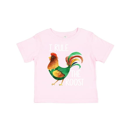 

Inktastic Farmer I Rule the Roost Rooster Gift Toddler Boy or Toddler Girl T-Shirt