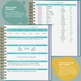 thumbnail image 5 of Clever Fox Budget Planner Bill Organizer. Large, 8x9.5" (Dark Teal), 5 of 8
