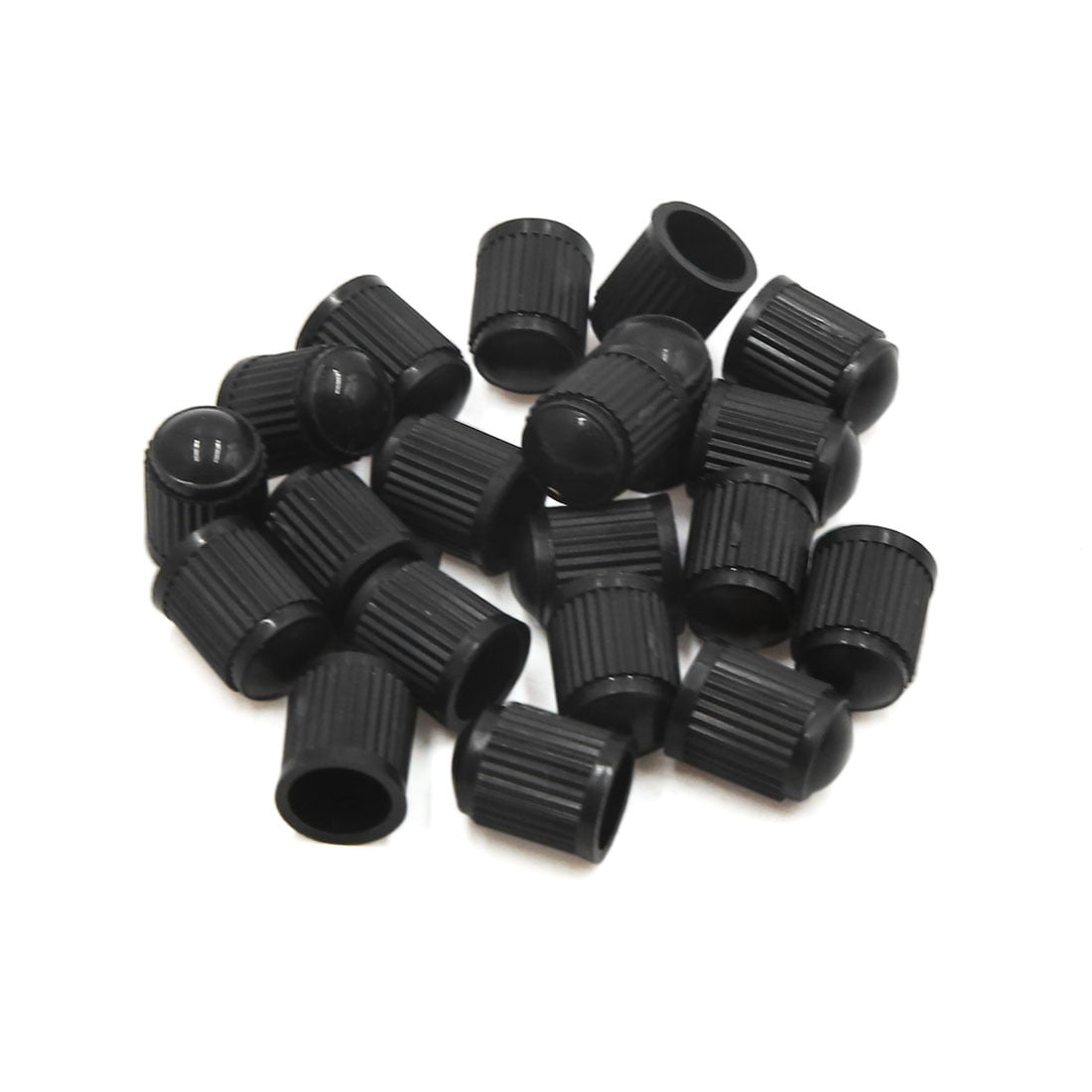 4 Regular Black Plastic Tire/Wheel Stem Pressure Valve Caps for car-truck-hotrod 