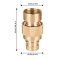 thumbnail image 3 of Connector Kit Brass Fittings Adapter Nozzle for Outdoor Watering, Multicolor, 3 of 8