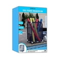 thumbnail image 1 of Essentially Yours Bac de Rangement pour Piscine Roulant Grand 24 Pouces"x 24 Pouces"x 42 Pouces" Maille Bleue/blanc PVC, 1 of 5