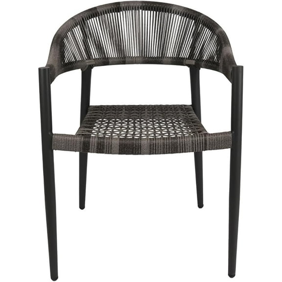 NewTechWood Woven Noir Outdoor Dining Chair