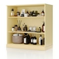 thumbnail image 3 of Palace Imports 100% Solid Wood 32" Bathroom Cabinet with Adjustable Shelves, Yellow, 3 of 3