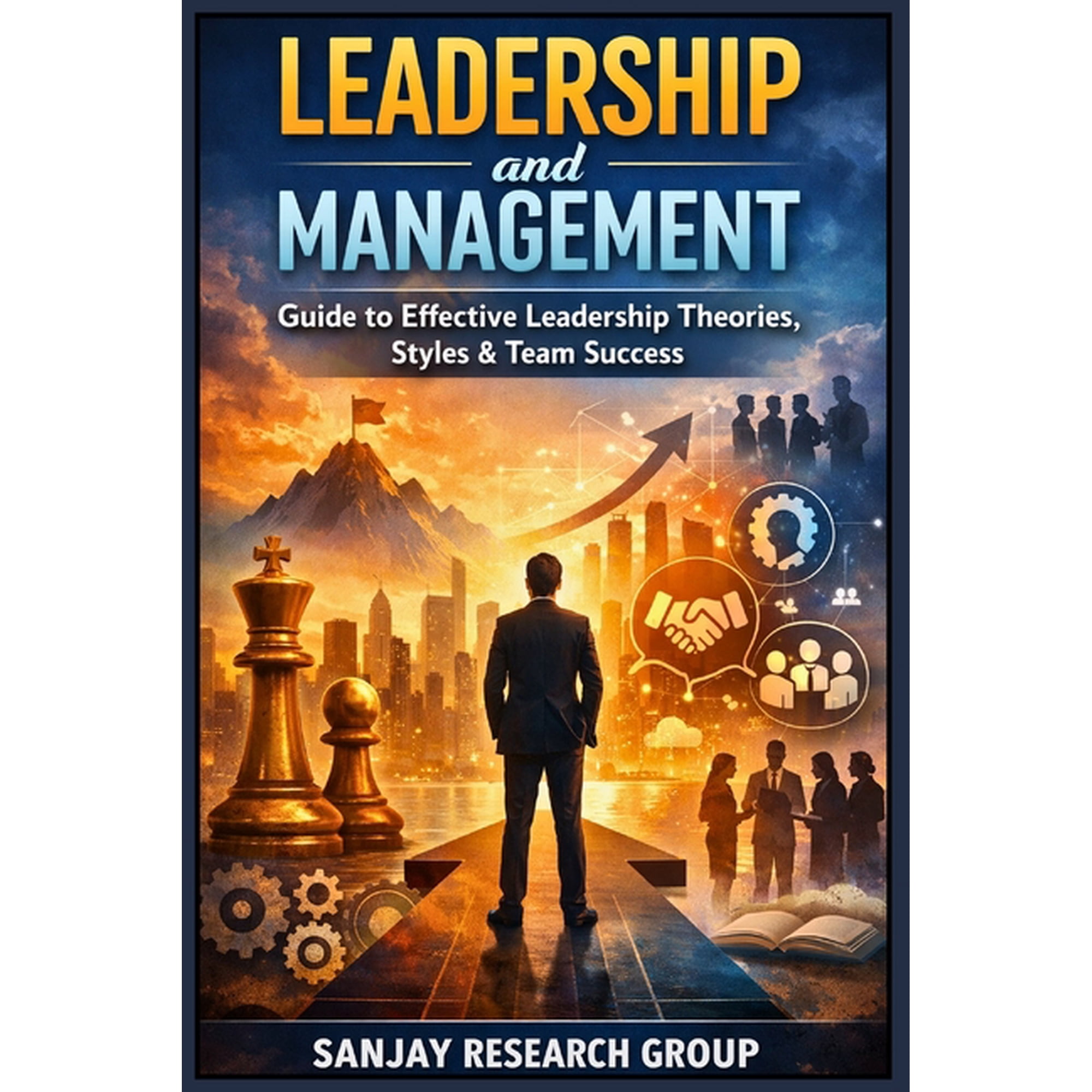 Business Study Books by Sanjay Mandavi Leadership and Management: Guide to Effective Leadership Theories, Styles & team Success, Book 18, (Paperback)