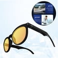 thumbnail image 1 of de sol de conducción ósea G4, Auriculares de conducción ósea Bluetooth Auriculares inalámbricos manos Auriculares abiertos - Amarillo Soledad auricular de conducción ósea, 1 of 10