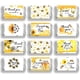 thumbnail image 1 of 120 envoltorios para mini barras de caramelo, 3,5 x 6,6 cm (1,4 x 2,6 pulgadas), 6 estilos, etiquetas adhesivas con diseño de abeja amarilla, miel y chocolate., 1 of 6