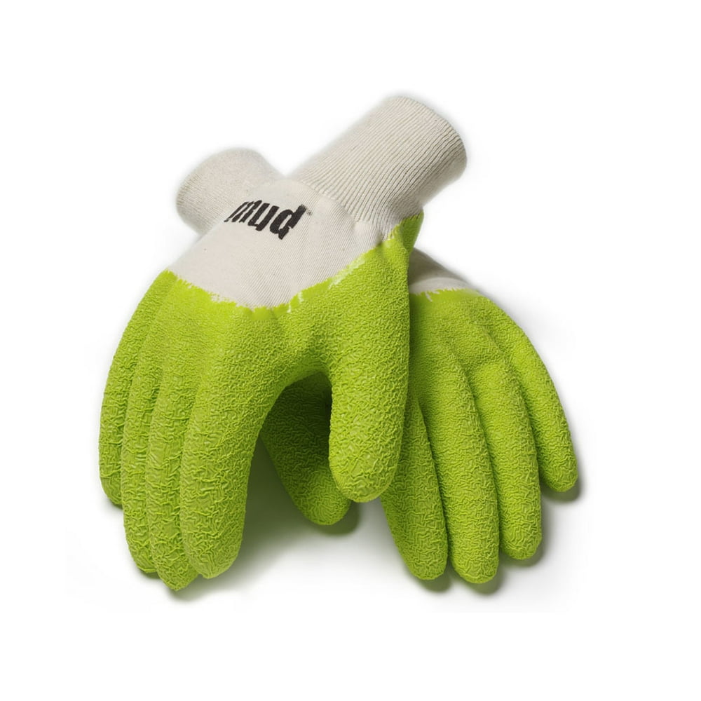 The Mud Glove Original Mud Gloves, Lime, Large