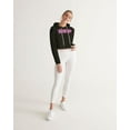 thumbnail image 6 of Black Glow up Gear Women's Cropped Hoodie, 6 of 8