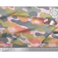 thumbnail image 2 of Soimoi Rayon Crepe Fabric Two Tone With Grey Camouflage Printed Craft Fabric by the Yard 46 Inch Wide, 2 of 3