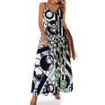 thumbnail image 1 of Vestido sin mangas de los años 80, moda femenina, traje de verano para mujer, vestidos de noche para mujer, vestido femenino, 1 of 7