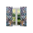 thumbnail image 2 of CADecor Tribal galaxy Window Kitchen Curtain, Chevron Aztec Window Treatment Panel Curtains,26x39 inches,Set of 2, 2 of 3