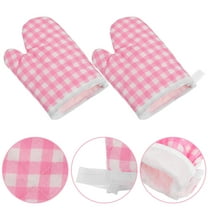 FRCOLOR 1 Pair Kids Heat-Resistant Oven Gloves Cute Kitchen Mitts For Microwave Oven Baking Mitten Insulated Gloves Heat-Resistant Oven Mitts
