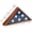 Brown, variant on Flag Display Case for Burial Flag Black Unbranded Classic Wooden Triangular Flag Box Display Case for 9.5 x 5 ft Veteran Burial Flag with Plexiglass Front and Wall or Tabletop Mount
