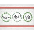 thumbnail image 2 of Quach, Anna 18x15 White Modern Wood Framed Museum Art Print Titled - Holly Wreath Trio, 2 of 4