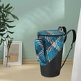 thumbnail image 3 of Langgg Sac Tambour Portable pour Djembe Pochette de Rangement Maison Bleu 12 Pouces pour Forêt Extérieur, 3 of 5