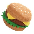 thumbnail image 4 of Perro De Mascotas Hamburguesa Juguetes Para Masticar Squeaky Perro De Peluche Perro De Dentición Juguetes Limpios Yinane Juguetes para mascotas, 4 of 8