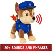 PAW Patrol, Talking Chase 12-inch-Tall Interactive Plush Toy, for Ages 3 and up