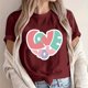 thumbnail image 5 of Camisetas de Manga Corta para Mujeres, Camiseta de Cuello Redondo Impresa de Moda, Primavera Y Verano Casual, 5 of 8