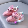 LEEyworld Toddler Shoes Light Up Shoes for Girls Toddler Walking Shoes