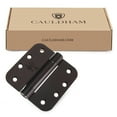 thumbnail image 6 of Cauldham (2 Pack) Heavy-Duty 4" Self-closing Spring Door Hinge with 5/8" Radius Corners, UL Listed - Oil Rubbed Bronze, 6 of 7