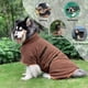 thumbnail image 5 of Toalla de baño para secado de perros, material de microfibra, albornoz absorbente de secado rápido para perros, higroscópico de secado rápido para mascotas, cuello y cintura ajustables, 5 of 5