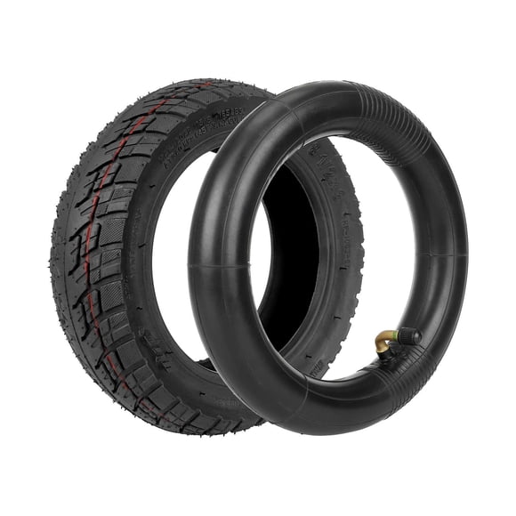 Ulip Pneu Tout-Terrain 8.5x3 pour Trottinette Électrique avec Valve d'Angle Épaissie 812x2(50-134) Remplacement Pneu Intérieur Noir