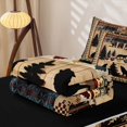 thumbnail image 5 of Homewish Winter Wildlife Wolf Quilt Print Zipper Twin Comforter Sets with Fitted Sheet and 2 Pillowcases,Cabin Decor Zipper Bedding Set For Men And Women,Reversible,4-Piece, 5 of 7