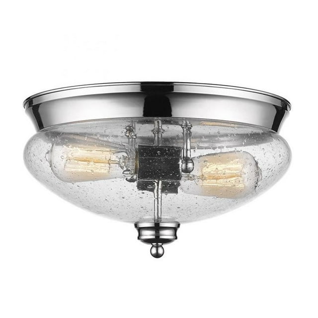 2 Light Flush Mount 722F2-CH