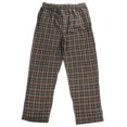 thumbnail image 2 of State O Maine Big Men's Plaid Flannel Pajama Pant 42148-XX-Large (Black Plaid), 2 of 3