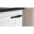 thumbnail image 6 of Rustic Barn Door End Table Nightstand with Adjustable Shelf, Farmhouse Side Table in White & Black 21.65x15.75x23.94 Inches, 6 of 10