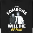 thumbnail image 3 of Parks and Recreation - Die Of Fun - Men's Crew Neck Fleece Pullover, 3 of 5