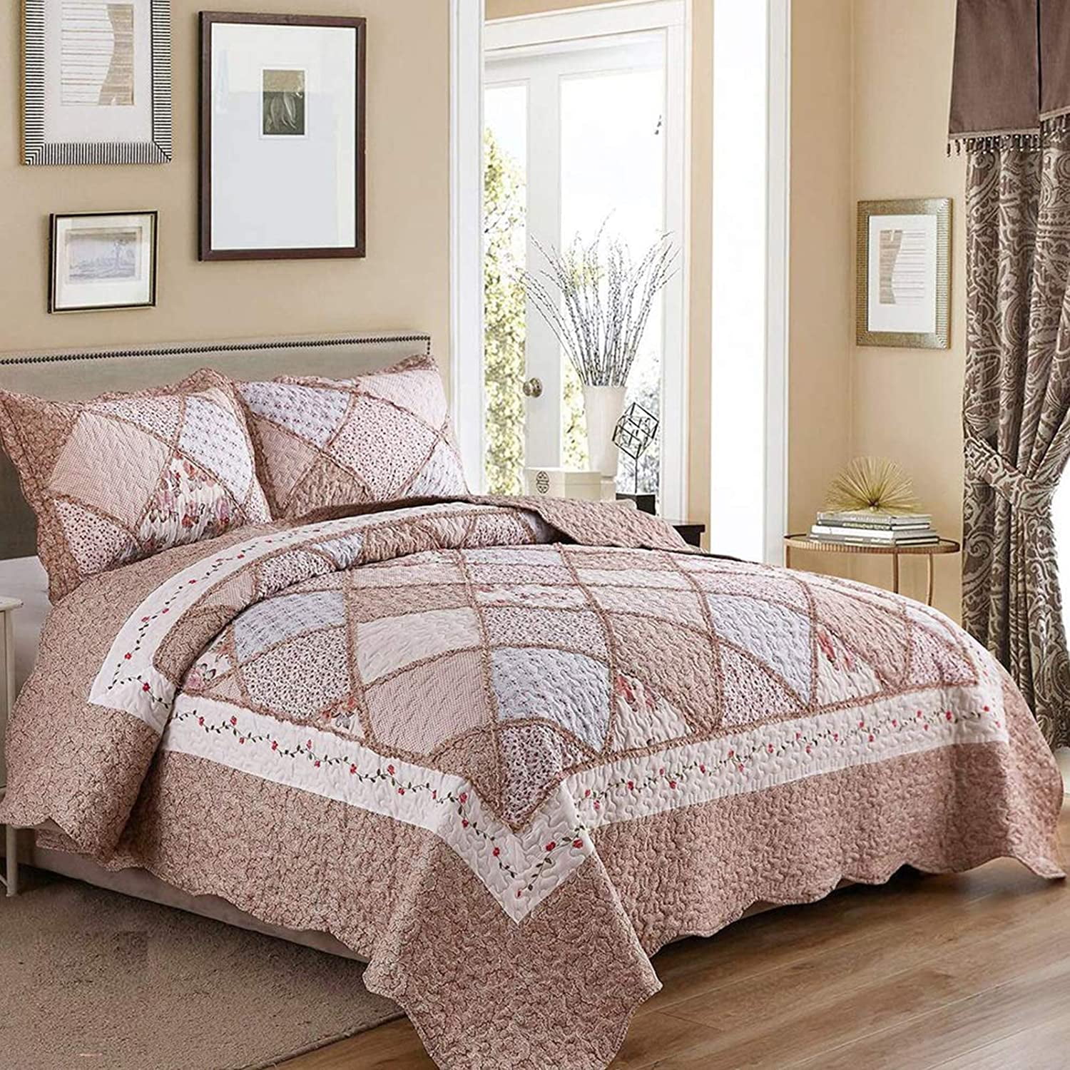 Quilt comforters queen discount