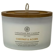 Chesapeake Bay Candle 3-Wick Scented Candle, Chestnut & Acorn, Coffee Table Jar
