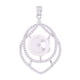 thumbnail image 2 of Elegante collar de perlas de cristal con colgante para mujer, para fiesta, graduación, disfraz, regalo de cumpleaños, 2 of 8