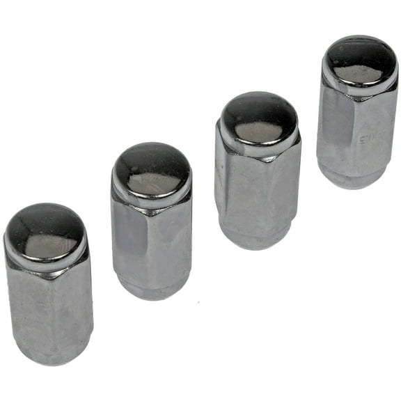 Dorman 711-604 Wheel Lug Nut for Specific Models, Chrome (Pack of 4)