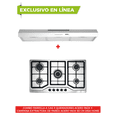 thumbnail image 2 of Combo DISA HOME Parrilla a Gas 5 Quemadores Acero Inox Y Campana Extractora de Pared Acero Inox 80 c Disa Home  40-11-0-003, 2 of 7