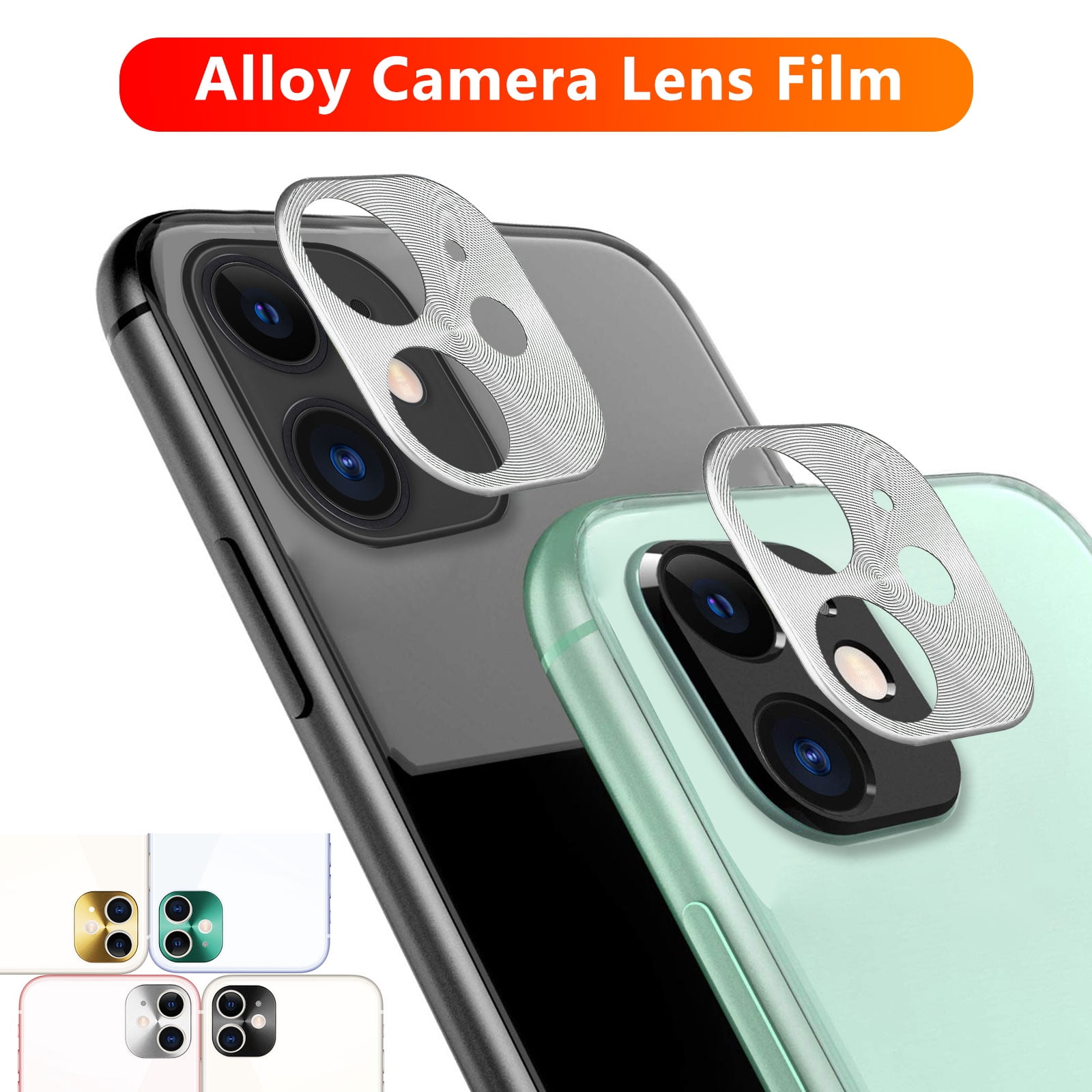 EEEKit Camera Protector Fit for iPhone 11/11 Pro/Pro Max, Aluminum