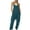 Navy, variant on LEAVINGSUO Summer Fall Womens Plus Size Clearance $5 Fashion Women Casual Cold Shoulder Jumpsuit Solid Suspender Jumpsuits Wide Pocket Leg Pant Brown S