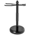 thumbnail image 1 of Deluxe Chrome Razor and Brush Stand. The Best Safety Razor Stand. This Will Prolong The Life of Your Shaving Brush Black, 1 of 3