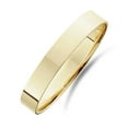 thumbnail image 5 of Pompeii3 4mm Flat High Polished Wedding Band 14K Yellow Gold, 5 of 5