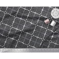 thumbnail image 3 of Soimoi Polyester Crepe Fabric Arrow,Swirl & Floral Block Decor Fabric Printed Yard 52 Inch Wide, 3 of 3