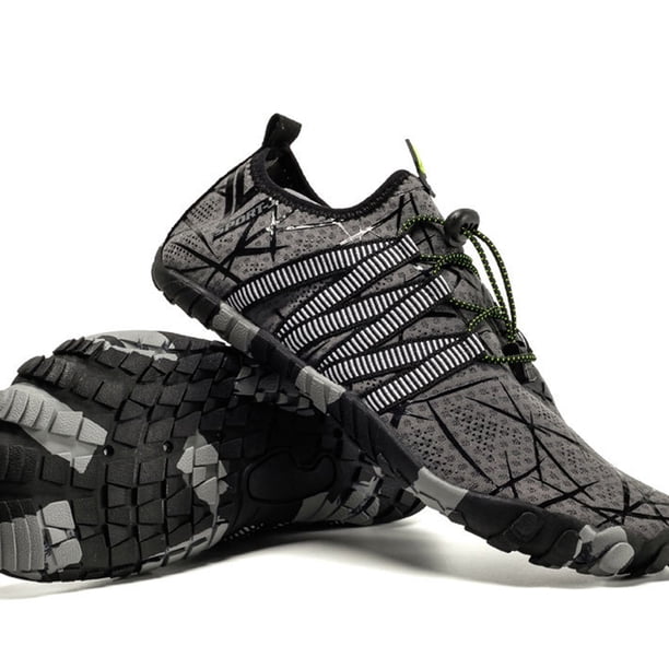 Zapatos de agua para hombres y mujeres, calcetines acuáticos sin cordones para nadar, navegar, bucear, surfear
