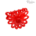 thumbnail image 6 of Parcelona French Plume Shell Small Cellulose Jaw Hair Claw for Women and Girls (TortoiseShell), 6 of 15