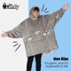 thumbnail image 5 of Manta portátil THE COMFY Original de microfibra y sherpa gris, 5 of 9