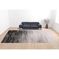 thumbnail image 2 of HomeRoots 511552 12 x 18 ft. Black & Dark Gray Abstract Area Rug, 2 of 5