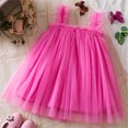 thumbnail image 4 of Odeerbi Infant Girls Summer Tulle Tutu Dress Cute Ruffle Slip Strap Princess Dresses Sleeveless Lace Mesh Dress Infant Girls Clothes, 4 of 4