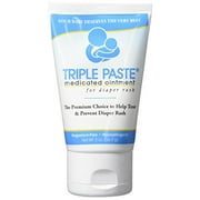 Triple Paste Medicated Ointment for Diaper Rash 2 Ounce 2 Count