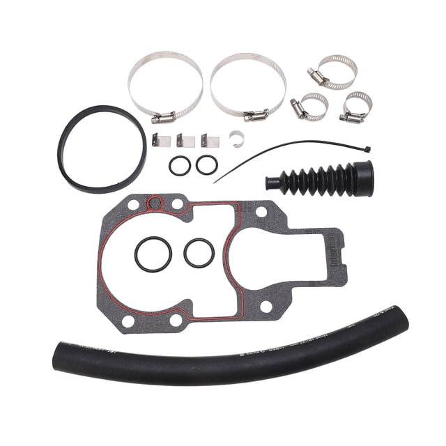 Transom Bellows Repair Reseal Kit, Complete 30-803099T1 Original Standard Exhaust Performance Metal+Rubber For Stern Drives