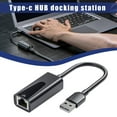 ??USB C to Adapter TypeC 3.0 to RJ45 Network LAN Gigabit D7A